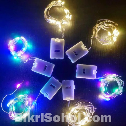 1m/2m LED Copper Wire String Decoration Lights